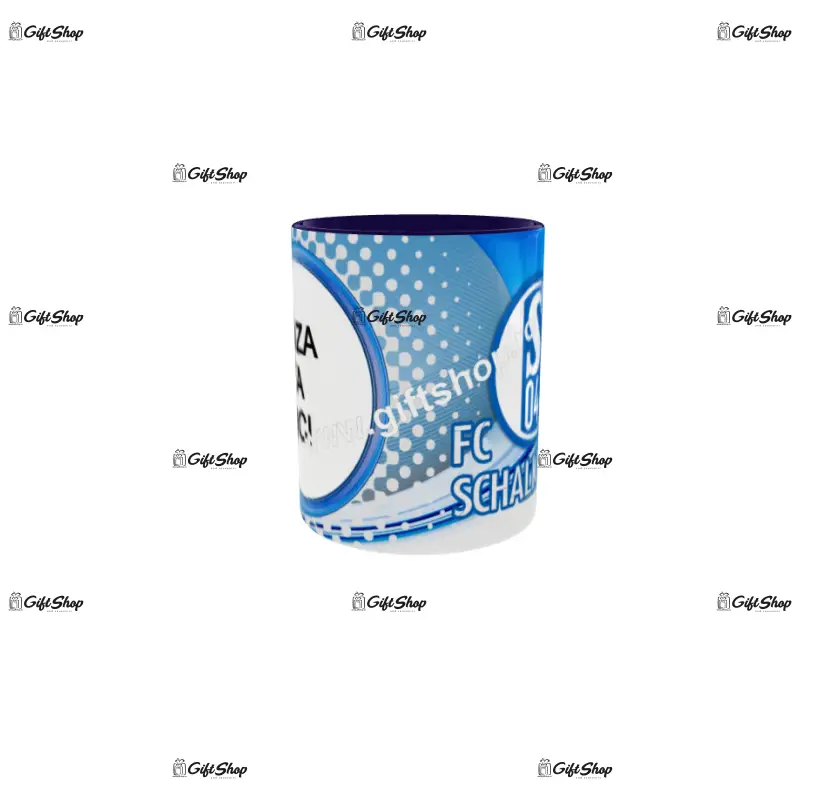 Fc schalke, cana personalizata cu poza, model 3331